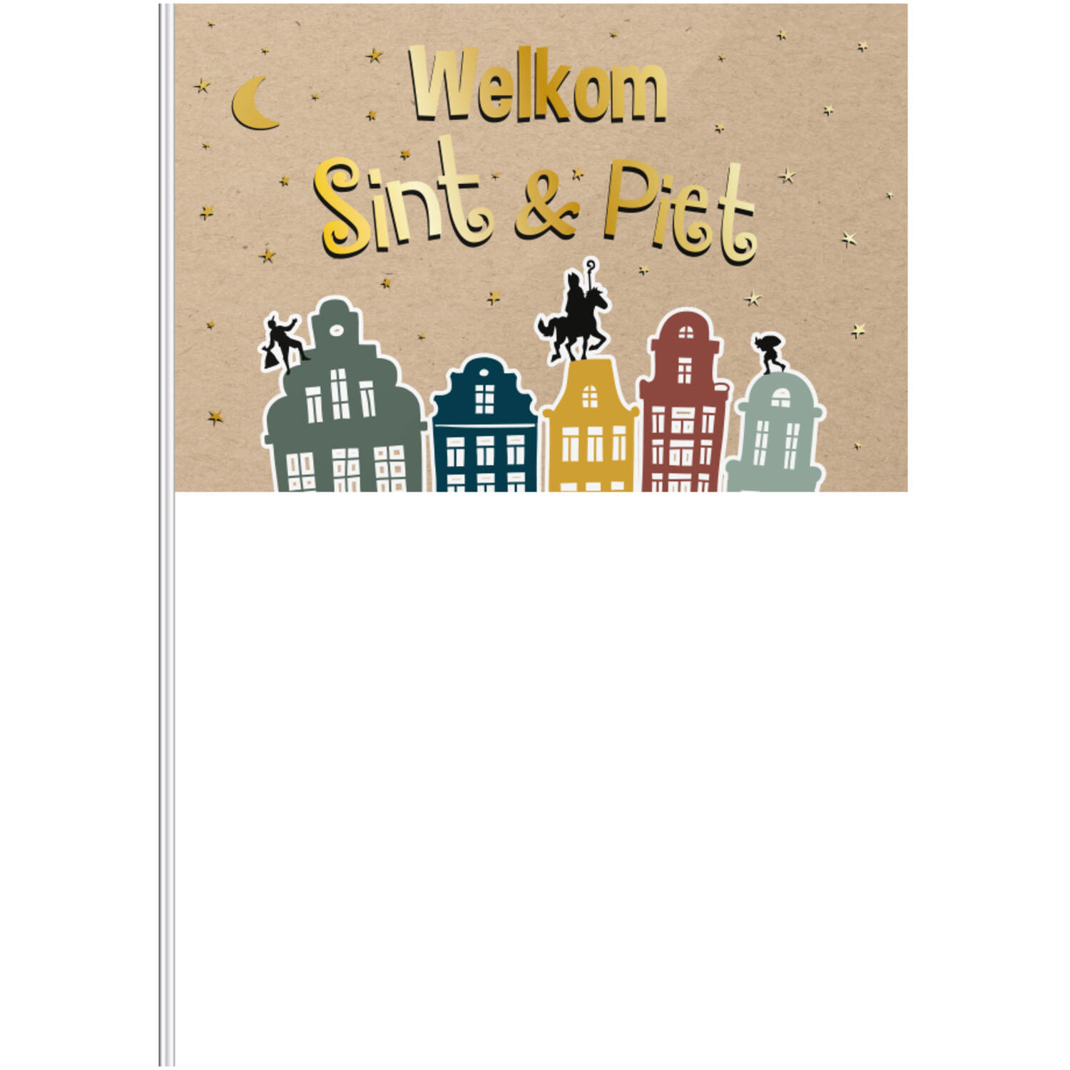 Zwaaivlaggetje Sint & Piet
