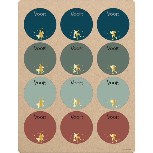 Cadeau Naamstickers Sinterklaas Classic