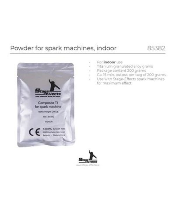 Vuurwerkfontein Machine Vulling 200gr Binnengebruik