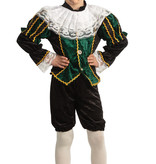 Pietenkostuum kind groen/zwart 4-delig