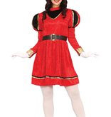 Pietenjurk Met Baret Dames Rood