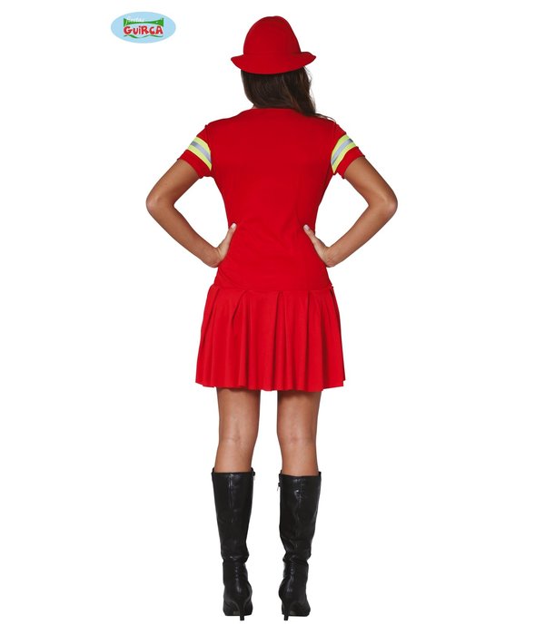 Sexy brandweer kostuum vrouw