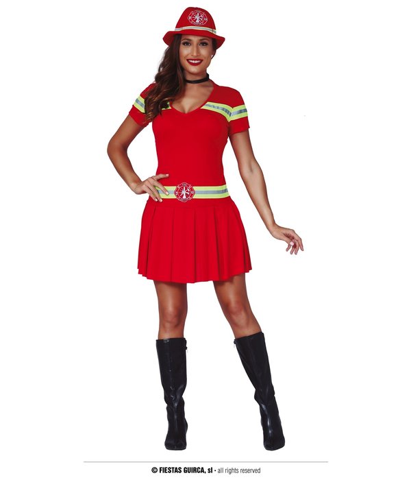 Sexy brandweer kostuum vrouw