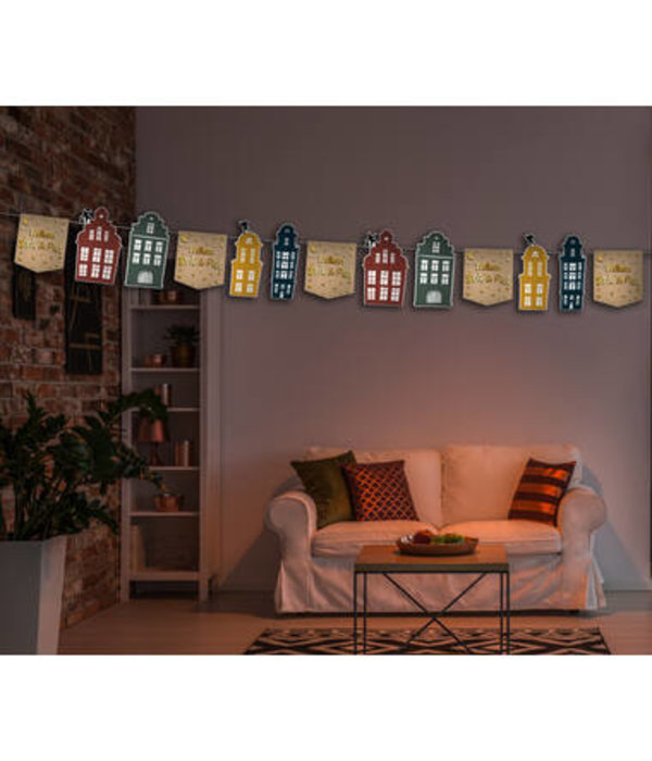 Vlaggenlijn Welkom Sint & Piet Classic (4m)