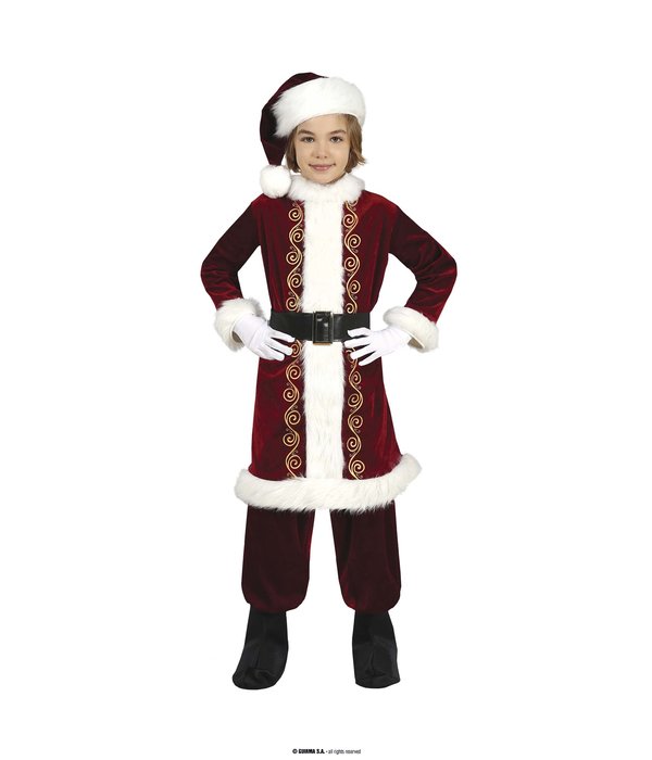 Klassiek Kerstman Kostuum Kind Claus