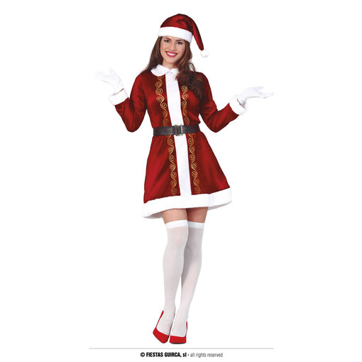 Klassiek Kerstvrouw Jurkje Claus