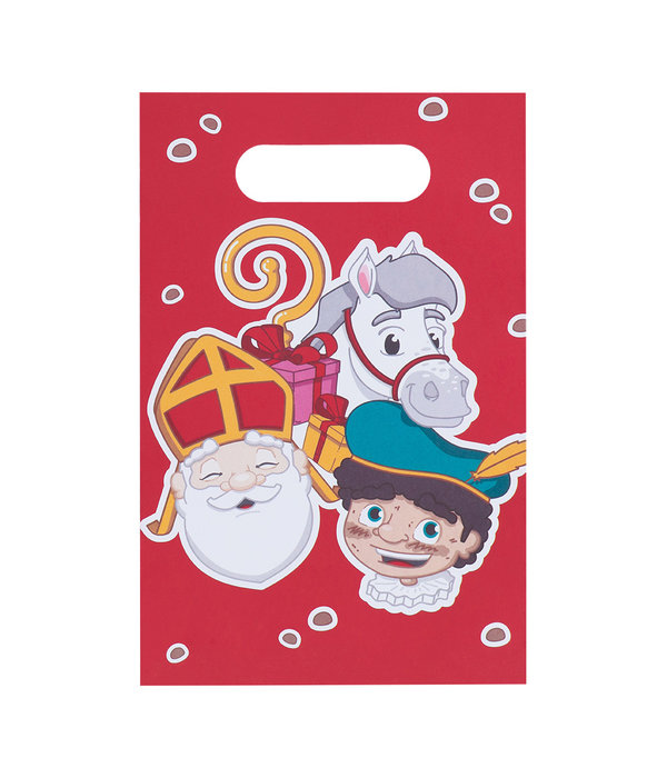 Uitdeelzakjes Sint en Piet (10st)