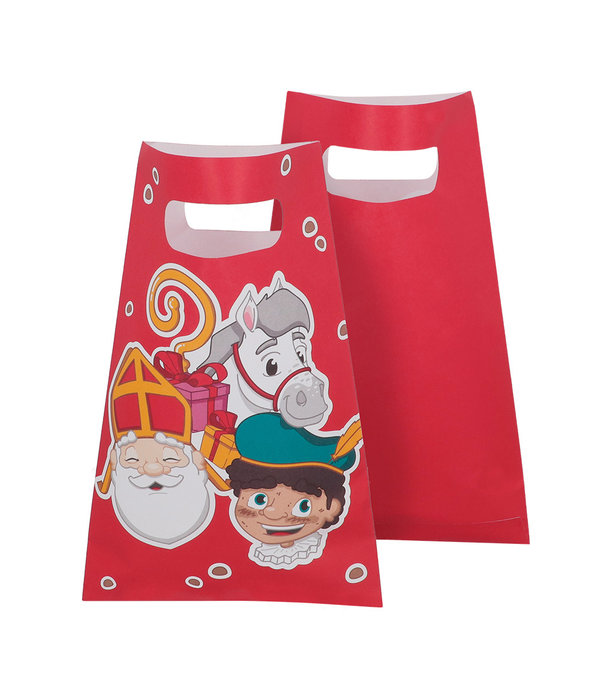 Uitdeelzakjes Sint en Piet (10st)