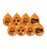 Loeki de Leeuw Ballonnen Oranje WK/EK (8st)