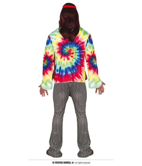 Hippie Outfit Tie Dye Heren