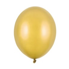 Metallic gouden ballonnen 30cm (10st)