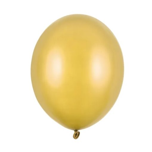 Metallic gouden ballonnen 30cm (10st)