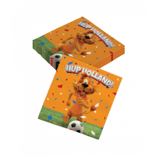 Loeki De Leeuw Servetten Oranje WK/EK (8st)