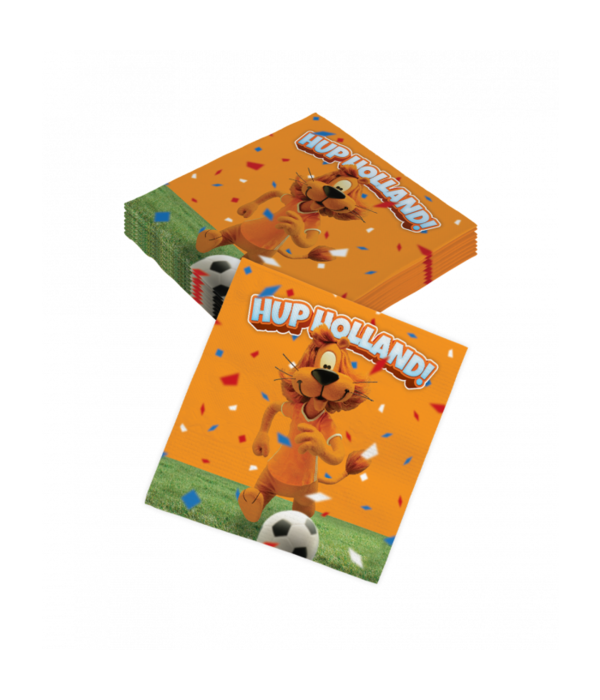 Loeki De Leeuw Servetten Oranje WK/EK (8st)