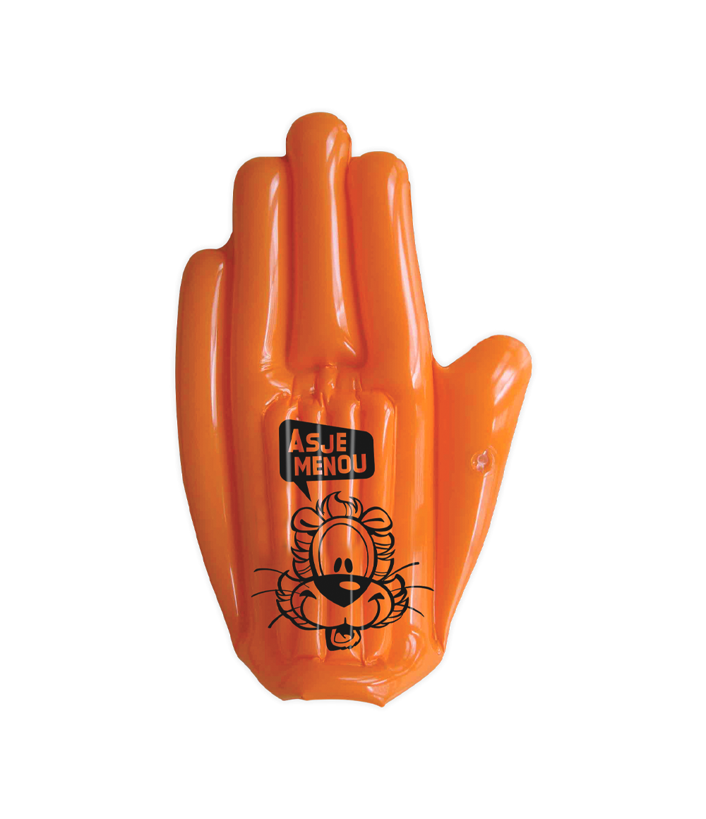 Juichhand Loeki De Leeuw Oranje WK/EK