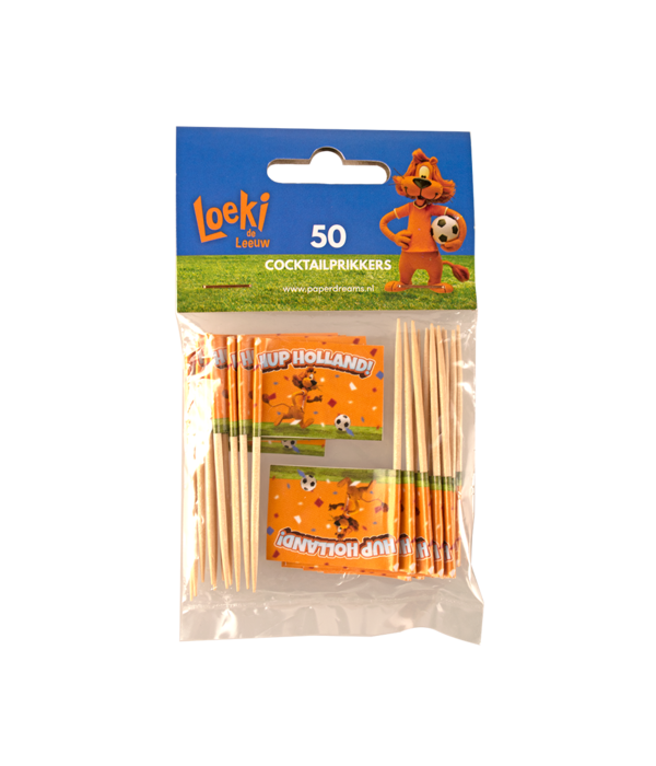 Cocktailprikkers Loeki Hup Holland (50st)