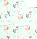 Rol Cadeaupapier Dieren Wasbeer