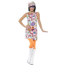 60's Groovy Chick Kostuum