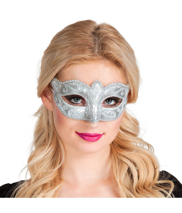 Oogmasker Zilver Venice felina