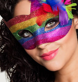 Oogmasker Venetiaans Arcobaleno Rainbow