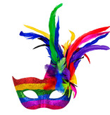 Oogmasker Venetiaans Arcobaleno Rainbow