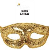 Gouden Oogmasker Pailletten