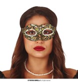 Oogmasker Zwart/Goud Ilaria