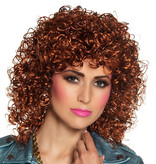 Pruik Club Bruin Dames