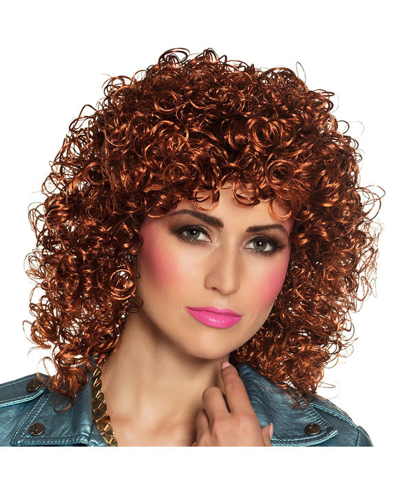 Pruik Club Bruin Dames