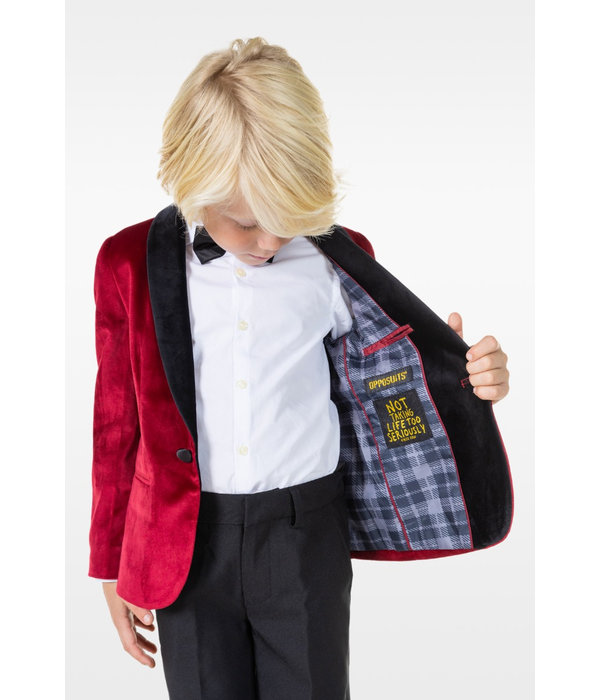 Boys Dinner Colbert Burgundy Deluxe