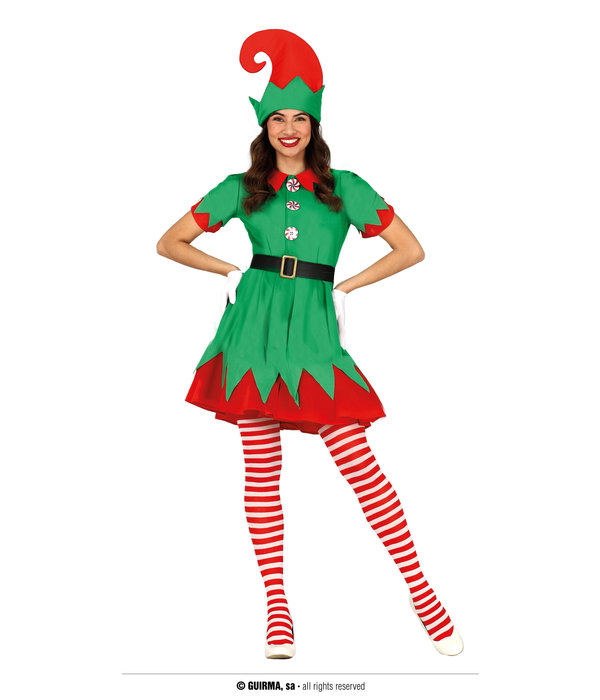 Kerstjurkje Elf Dames