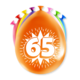 Party Ballonnen Hoera 65 Jaar (8st)