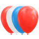Ballonnen Set Rood/Wit/Blauw (25st)