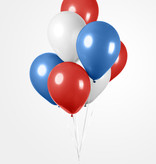 Ballonnen Set Rood/Wit/Blauw (25st)