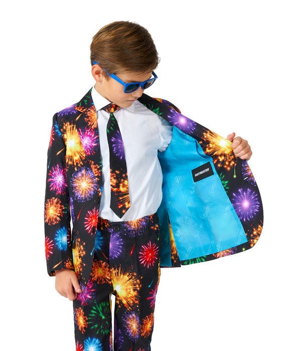 Feest kostuum Vuurwerk kind 3-delig Suitmeister