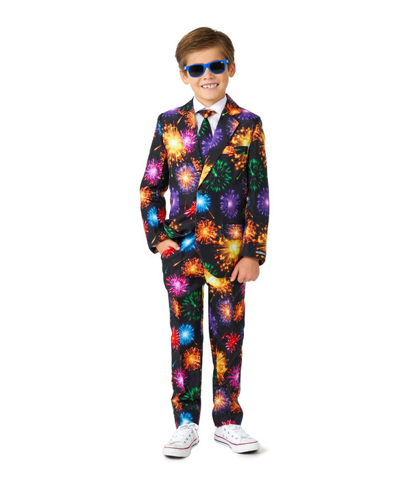 Feest kostuum Vuurwerk kind 3-delig Suitmeister