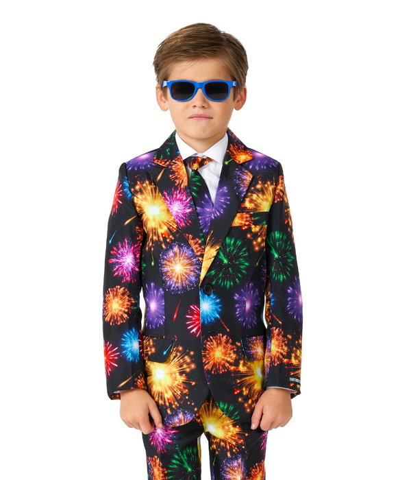 Feest kostuum Vuurwerk kind 3-delig Suitmeister