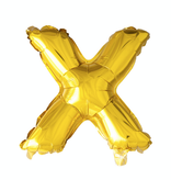 Folieballon Goud Letter 'X' (41cm)