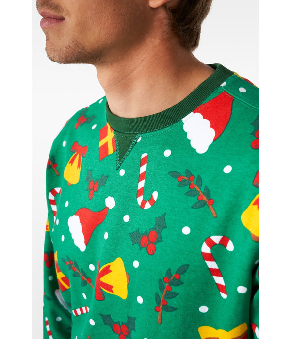 Kersttrui Holiday Groen