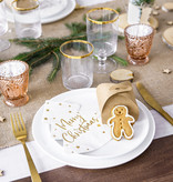 Kerstboom Servetten Merry Christmas Wit (20st)