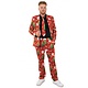 Kerst Kostuum Heren Rood 3-delig