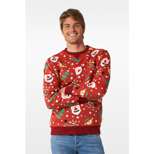 Foute Kersttrui Jolly Rood