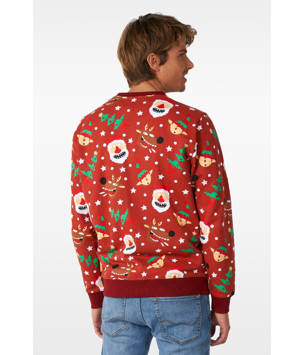 Foute Kersttrui Jolly Rood