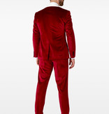 Opposuits Maatpak Fluweel Rood Luxe
