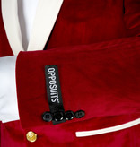 Opposuits Maatpak Fluweel Rood Luxe