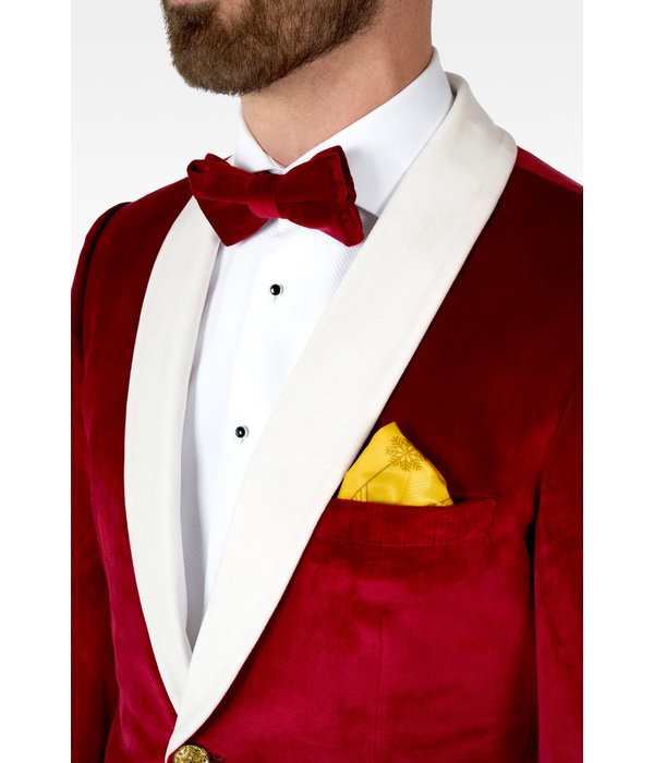 Opposuits Maatpak Fluweel Rood Luxe