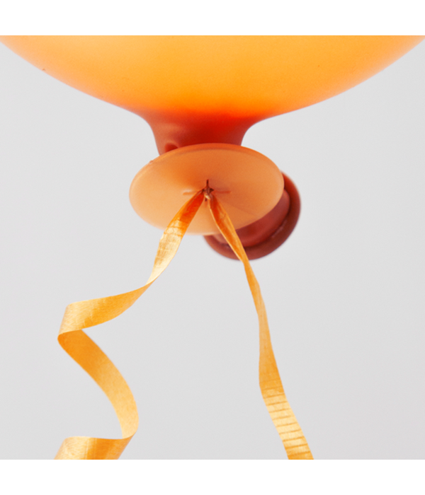 Ballon Sluiters Met Lint Oranje (100st)