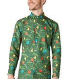 Kerst Overhemd Groen Kerstslinger