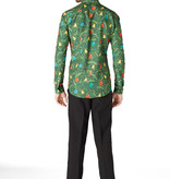 Kerst Overhemd Groen Kerstslinger
