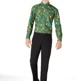 Kerst Overhemd Groen Kerstslinger